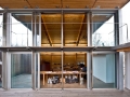 facciata prospetto vetrate sostenibile architettura legno prefabbricazione luce naturale traverso vighy vicenza