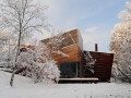 tvzeb neve inverno architettura sostenibile luce naturale paesaggio traverso vighy vicenza