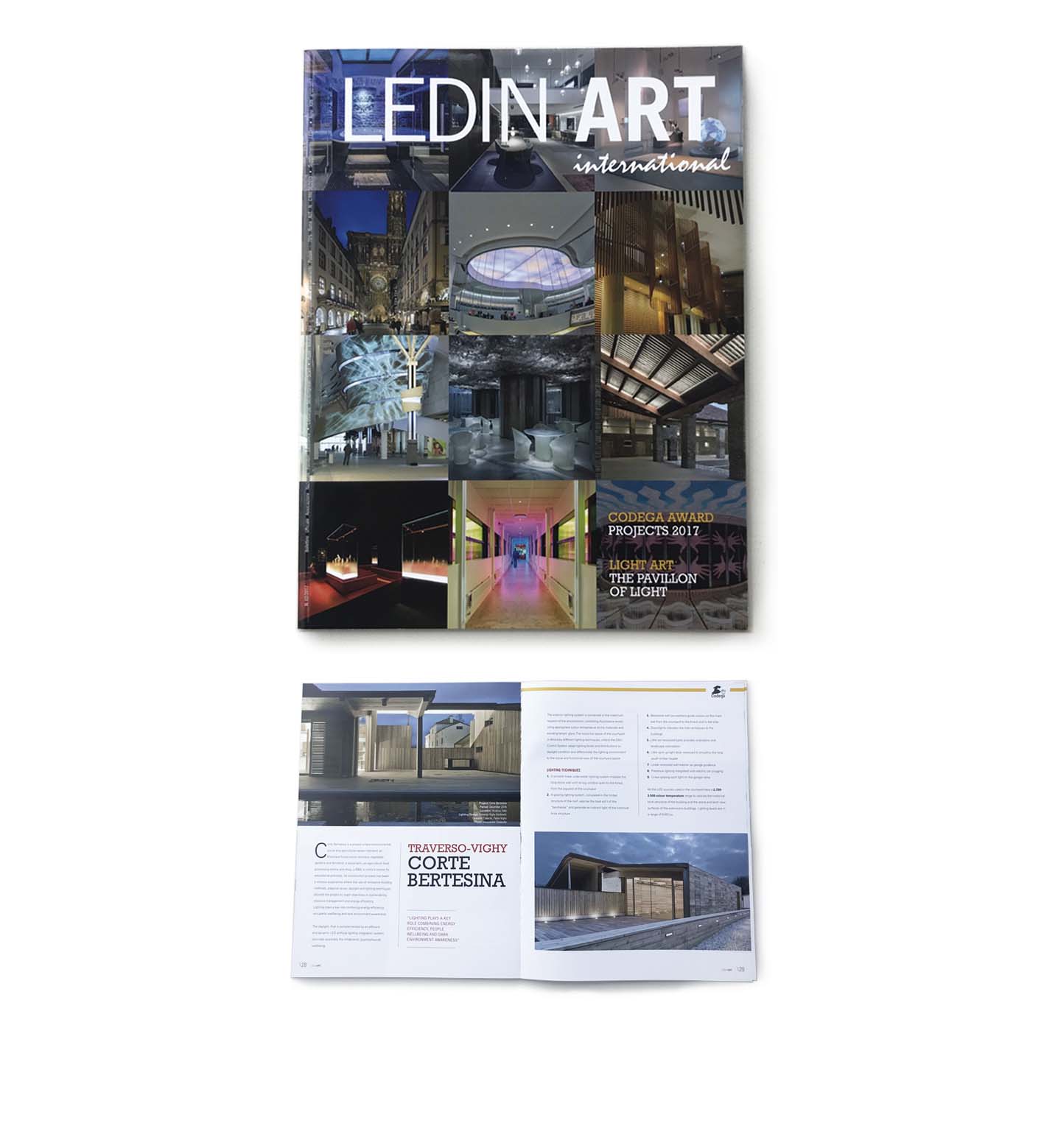 articolo-rivista-pubblicazione-press-led-art-luce-traverso-vighy-architetti-vicenza-corte-rurale-bertesina